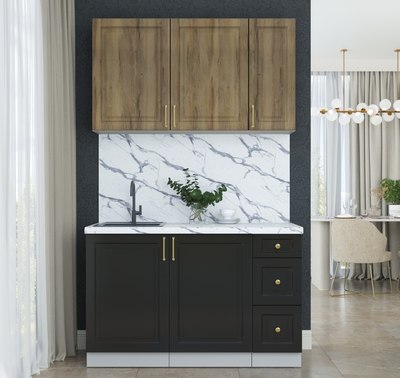 Кухонный гарнитур Интерлиния Мила Шато 1.3А