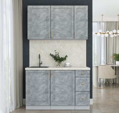 Кухонный гарнитур Интерлиния Мила Шато 1.3А