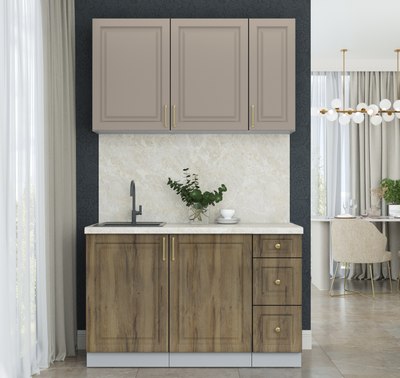 Кухонный гарнитур Интерлиния Мила Шато 1.3А