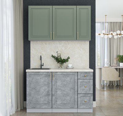 Кухонный гарнитур Интерлиния Мила Шато 1.3А