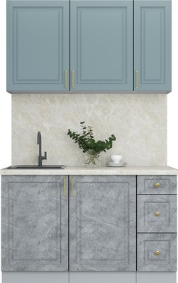 Кухонный гарнитур Интерлиния Мила Шато 1.3А - фото