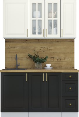 Кухонный гарнитур Интерлиния Мила Шато 1.4А - фото