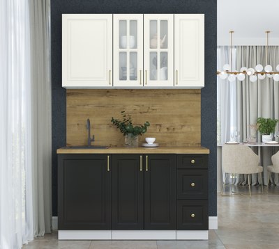 Кухонный гарнитур Интерлиния Мила Шато 1.4А