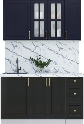 Кухонный гарнитур Интерлиния Мила Шато 1.4А  - фото