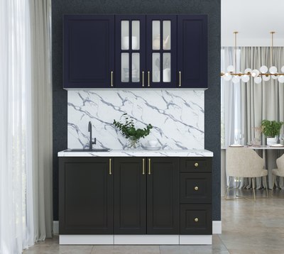 Кухонный гарнитур Интерлиния Мила Шато 1.4А 