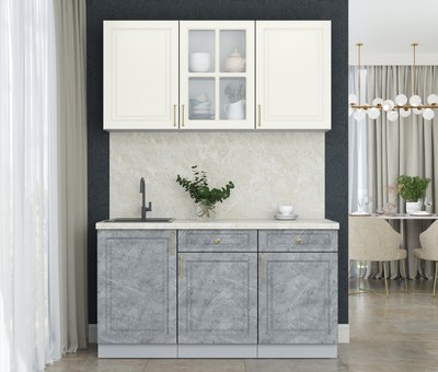 Кухонный гарнитур Интерлиния Мила Шато 1.5А