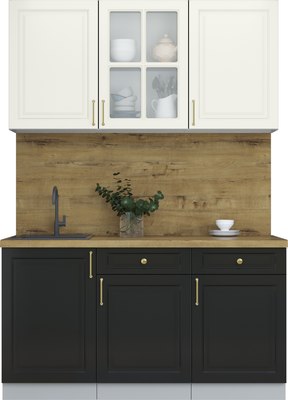 Кухонный гарнитур Интерлиния Мила Шато 1.5А - фото