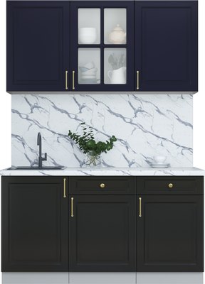 Кухонный гарнитур Интерлиния Мила Шато 1.5А - фото