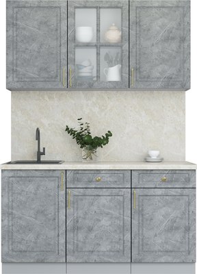 Кухонный гарнитур Интерлиния Мила Шато 1.5А - фото