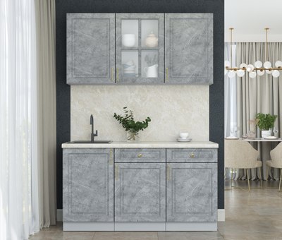 Кухонный гарнитур Интерлиния Мила Шато 1.5А