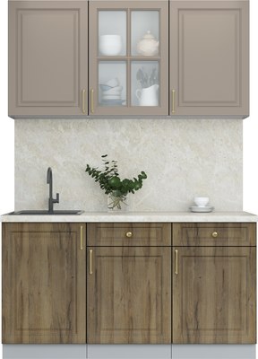 Кухонный гарнитур Интерлиния Мила Шато 1.5А - фото