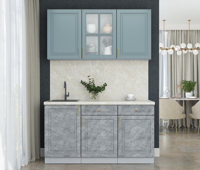 Кухонный гарнитур Интерлиния Мила Шато 1.5А