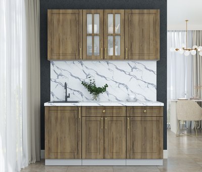 Кухонный гарнитур Интерлиния Мила Шато 1.6А