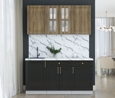 Кухонный гарнитур Интерлиния Мила Шато 1.6А