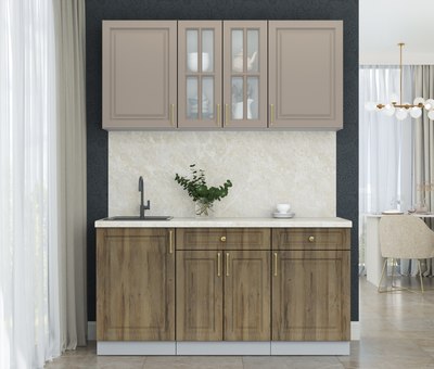 Кухонный гарнитур Интерлиния Мила Шато 1.6А