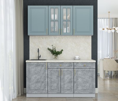 Кухонный гарнитур Интерлиния Мила Шато 1.6А