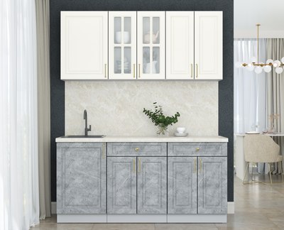 Кухонный гарнитур Интерлиния Мила Шато 1.7А