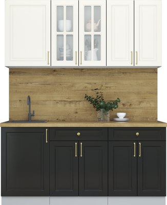 Кухонный гарнитур Интерлиния Мила Шато 1.7А - фото