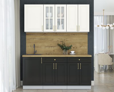 Кухонный гарнитур Интерлиния Мила Шато 1.7А