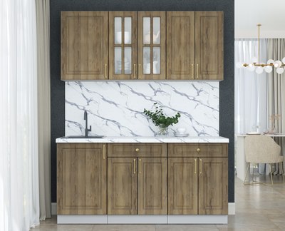 Кухонный гарнитур Интерлиния Мила Шато 1.7А