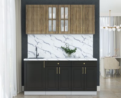 Кухонный гарнитур Интерлиния Мила Шато 1.7А