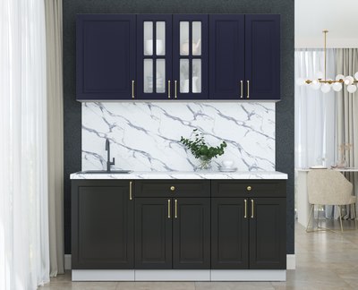 Кухонный гарнитур Интерлиния Мила Шато 1.7А