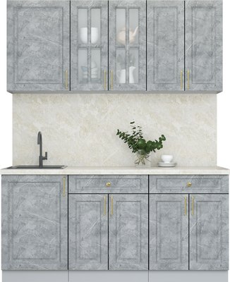 Кухонный гарнитур Интерлиния Мила Шато 1.7А - фото