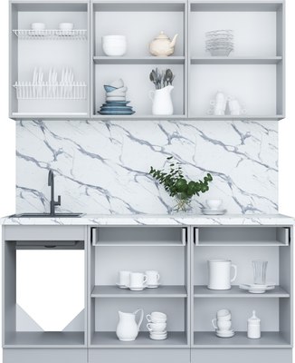 Кухонный гарнитур Интерлиния Мила Шато 1.7А