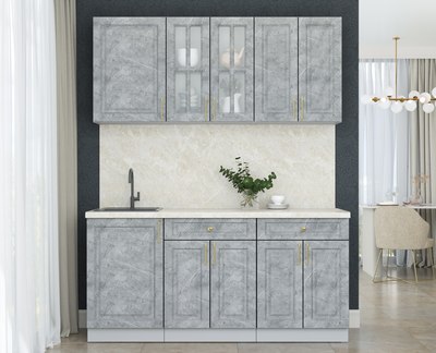 Кухонный гарнитур Интерлиния Мила Шато 1.7А