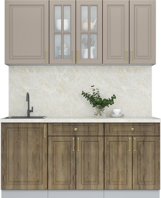 Кухонный гарнитур Интерлиния Мила Шато 1.7А - фото