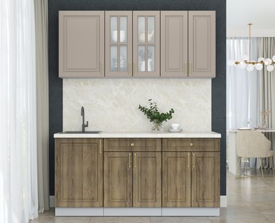 Кухонный гарнитур Интерлиния Мила Шато 1.7А