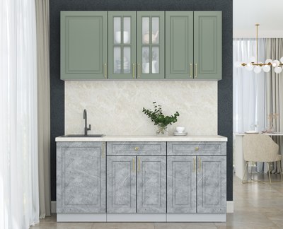 Кухонный гарнитур Интерлиния Мила Шато 1.7А