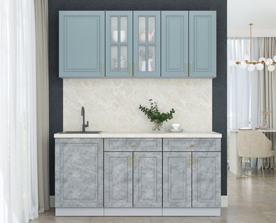 Кухонный гарнитур Интерлиния Мила Шато 1.7А