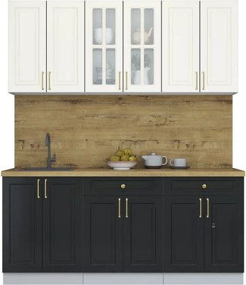 Кухонный гарнитур Интерлиния Мила Шато 1.8А - фото