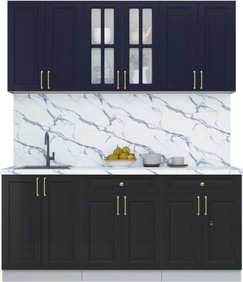 Кухонный гарнитур Интерлиния Мила Шато 1.8А - фото