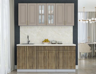 Кухонный гарнитур Интерлиния Мила Шато 1.8А