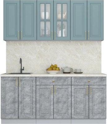 Кухонный гарнитур Интерлиния Мила Шато 1.8А - фото