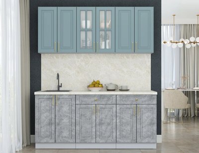 Кухонный гарнитур Интерлиния Мила Шато 1.8А