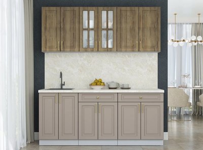 Кухонный гарнитур Интерлиния Мила Шато 1.9А