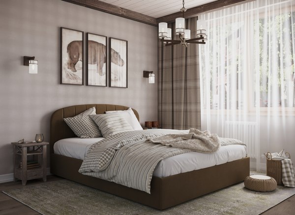 Двуспальная кровать Moon Family 1262 / MF012253