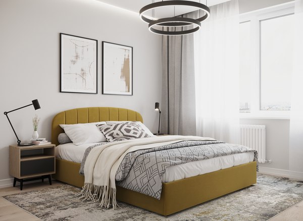 Двуспальная кровать Moon Family 1262 / MF012373