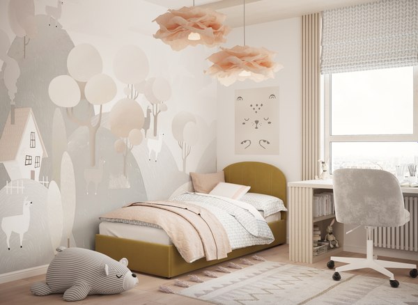 Односпальная кровать Moon Family 1262 / MF012374