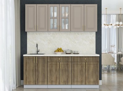 Кухонный гарнитур Интерлиния Мила Шато 1.9А