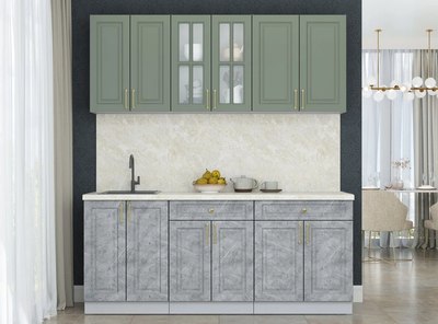 Кухонный гарнитур Интерлиния Мила Шато 1.9А