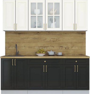 Кухонный гарнитур Интерлиния Мила Шато 2.0А - фото