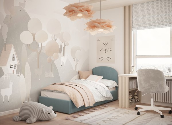 Односпальная кровать Moon Family 1262 / MF012325