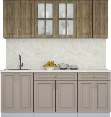 Кухонный гарнитур Интерлиния Мила Шато 2.0А - фото