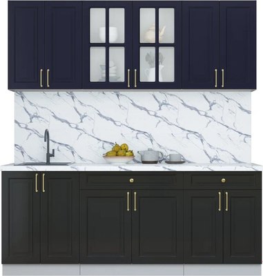 Кухонный гарнитур Интерлиния Мила Шато 2.0А - фото