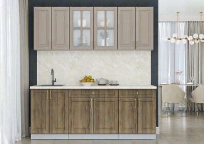 Кухонный гарнитур Интерлиния Мила Шато 2.0А