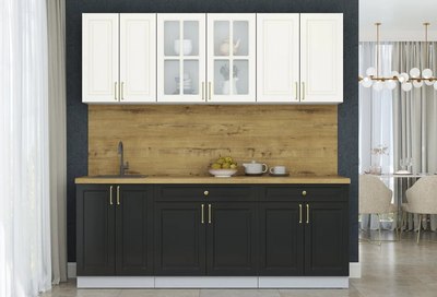 Кухонный гарнитур Интерлиния Мила Шато 2.1А